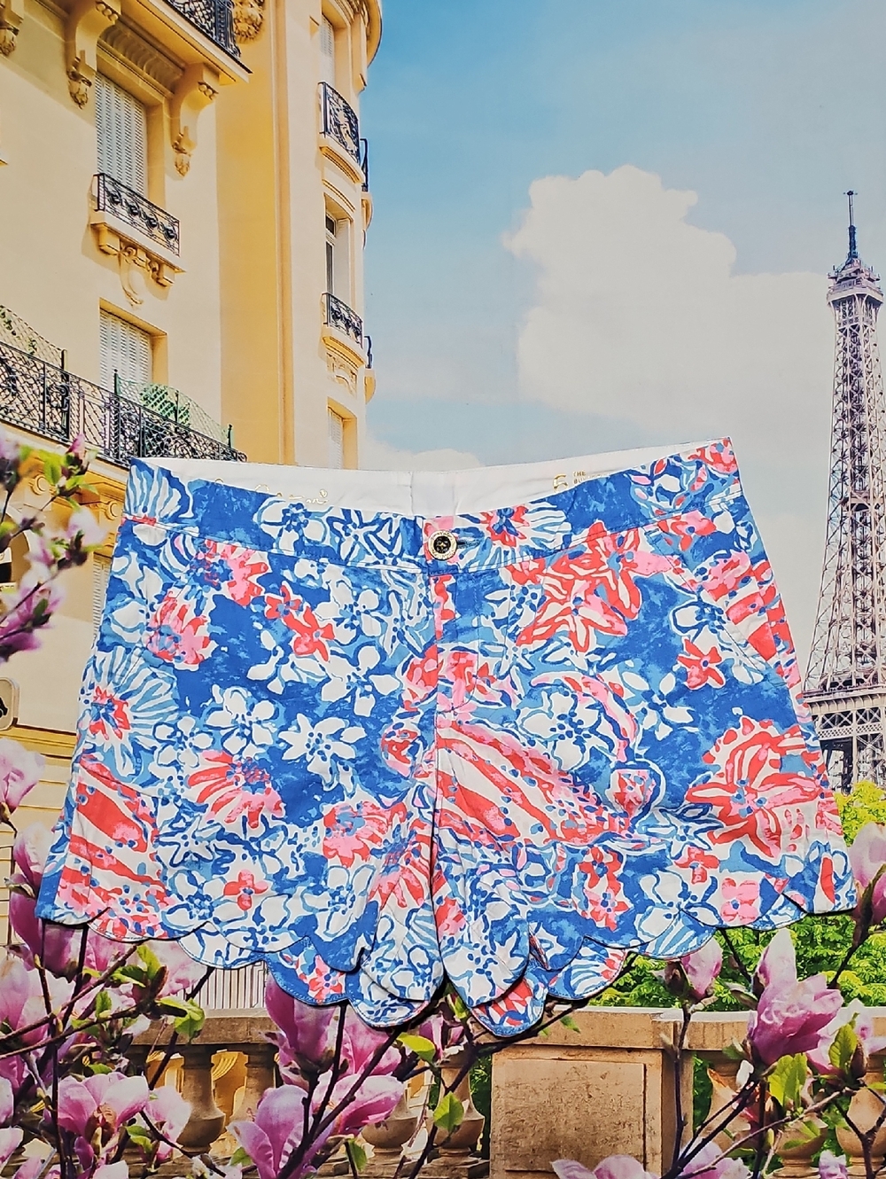 Lilly Pulitzer Floral Buttercup Shorts Size 6